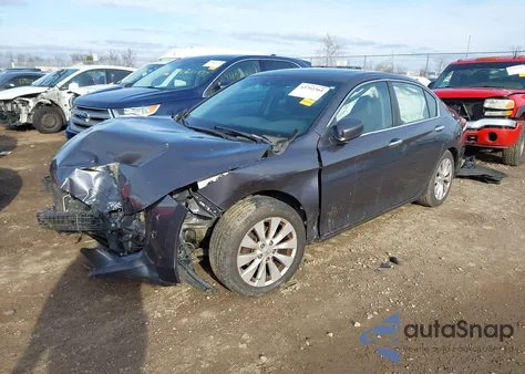 2013 Honda Accord Sdn Ex-L z USA, uszkodzony, nr VIN 1HGCR2F80DA252103